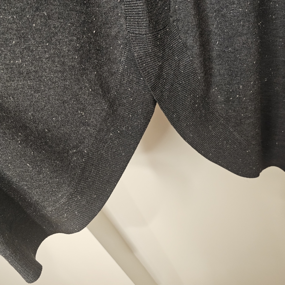 Solution Long Sleeve Open Front Black Cardigan Sw… - image 5